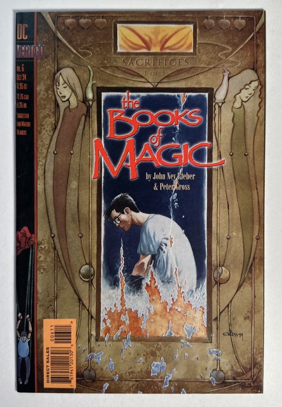 Books of Magic #6 NM Vertigo Comic Books Constaintine Mister E Ettrigan 13 HH29